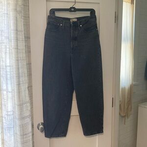 Madewell High Rise Women Balloon Jeans - Black